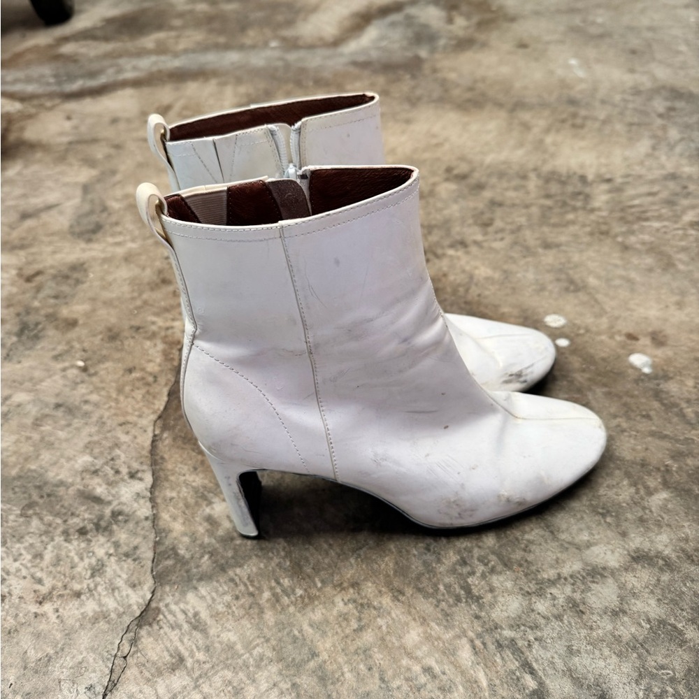 Jeffrey Campbell White Ankle Booties - Picture 6 of 9